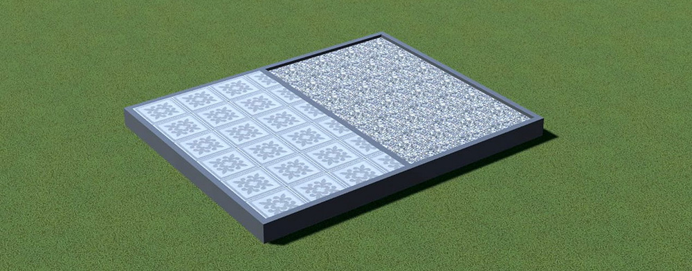 Тротуарная плитка благоустройство мест захоронений Коломна