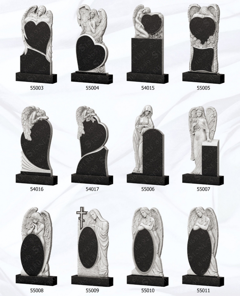 Памятники с фрезерной обработкой стр 19