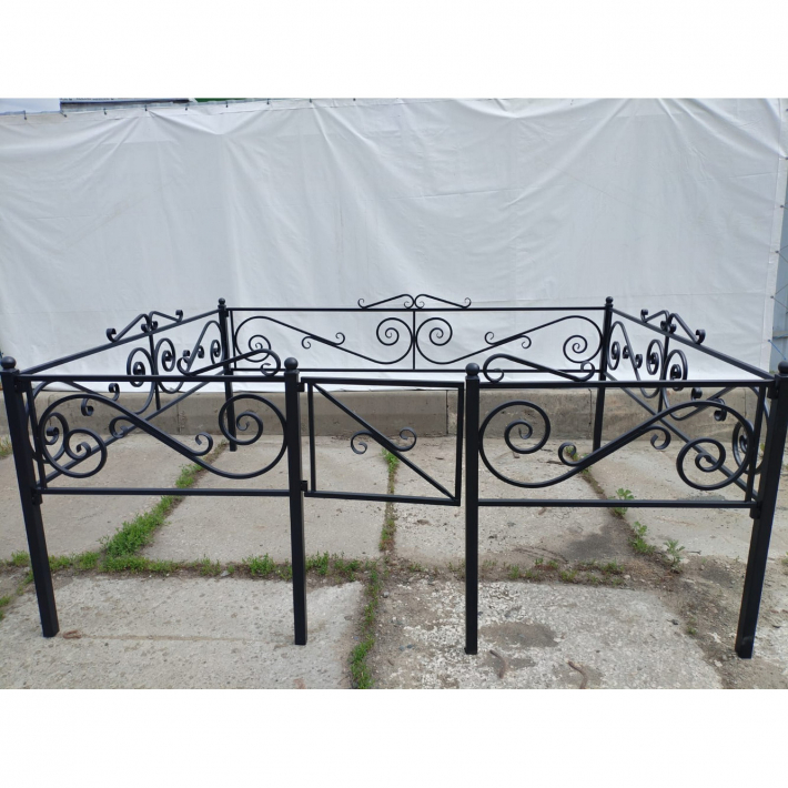 Ограда металлическая № 11