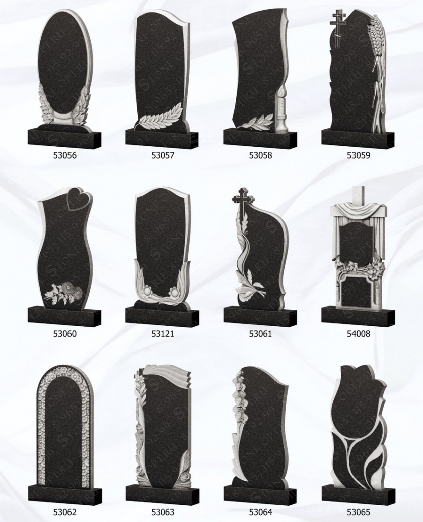 Памятники с фрезерной обработкой стр 13